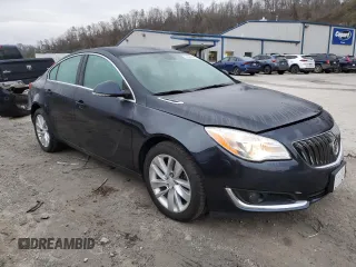 2014 Buick Regal with VIN 2G4GL5EX3E9322598, listed as a Copart auction lot 81448414 with 82,742 mi miles and Salvage Title. Bid and sale history available at DreamBid. Image 4.