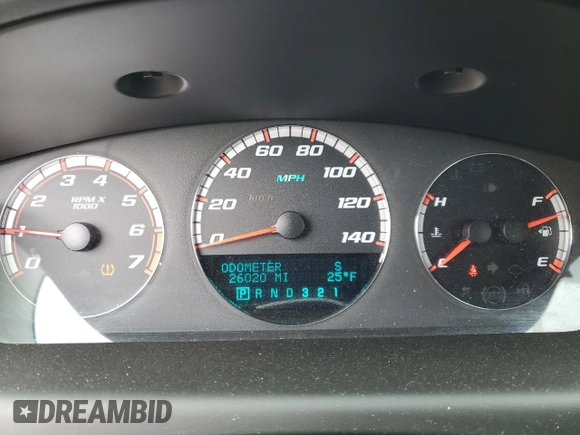 2006 Chevrolet Impala SS with VIN 2G1WD58C769113395, listed as a Copart auction lot 44768115 with 26,020 mi miles and Salvage Title. Bid and sale history available at DreamBid. Image 9.