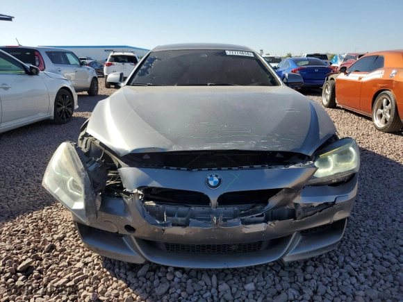 2014 BMW 6 Series 650i with VIN WBA6B2C57ED129034, listed as a Copart auction lot 72774814 with 116,835 mi miles and Salvage Title. Bid and sale history available at carsss.com. Image 5.