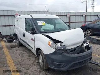 2017 Ram ProMaster City Cargo Van Tradesman with VIN ZFBERFAB7H6E80597, listed as a IAAI auction lot 41730070 with 244,662 mi miles. Bid and sale history available at carsss.com. Image 1.