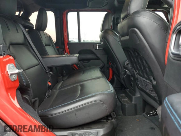 2022 Jeep Wrangler Unlimited Rubicon with VIN 1C4JJXR62NW171306, listed as a Copart auction lot 81366074 with 25,001 mi miles and Clean title. Bid and sale history available at DreamBid. Image 11.