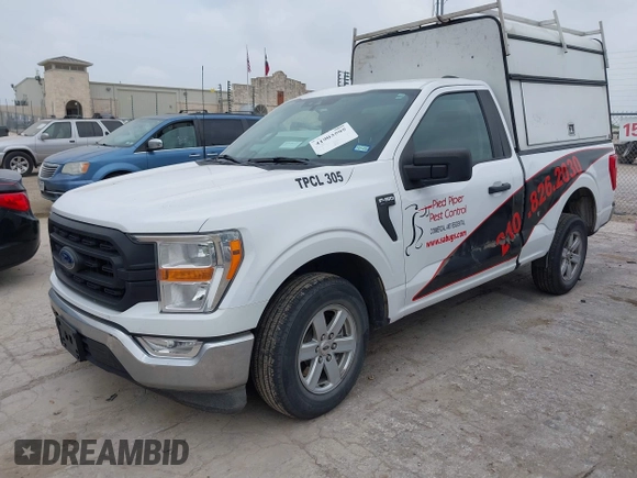 2021 Ford F-150 XL with VIN 1FTMF1CB7MKE81507, listed as a IAAI auction lot 41903595 with 71,860 mi miles and . Bid and sale history available at DreamBid. Image 2.