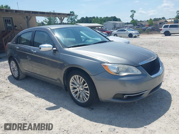 2012 Chrysler 200 Limited with VIN 1C3CCBCB1CN308772, listed as a IAAI auction lot 42187662 with 243,483 mi miles and . Bid and sale history available at DreamBid. Image 1.
