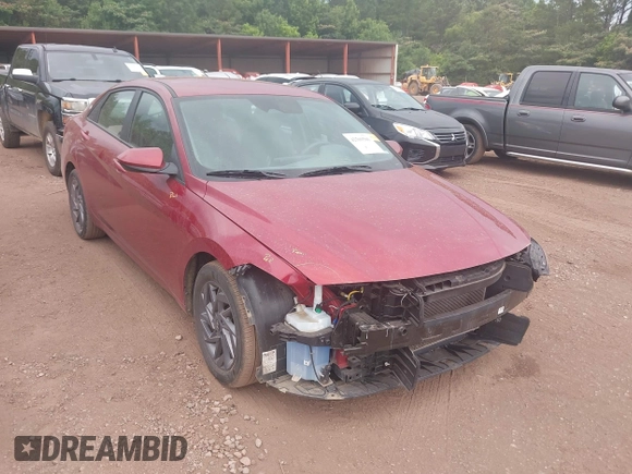 2024 Hyundai Elantra SEL z VIN KMHLM4DG5RU769160, wystawiony jako IAAI lot #42509506 z przebiegiem 38 926 mil mil oraz . Historia ofert i sprzedaży dostępna na DreamBid. Obrazek 1.