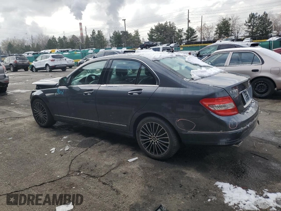 2009 Mercedes-Benz C 300 Sport with VIN WDDGF81X79F281415, listed as a Copart auction lot 49566545 with 70,365 mi miles and Salvage title. Bid and sale history available at DreamBid. Image 2.