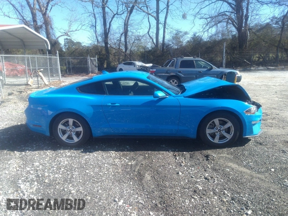 2023 Ford Mustang EcoBoost with VIN 1FA6P8TH5P5113600, listed as a IAAI auction lot 41600458 with 31,713 mi miles. Bid and sale history available at carsss.com. Image 13.