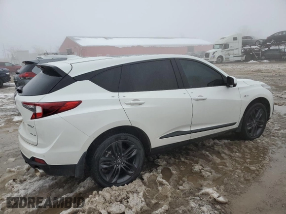 2021 Acura RDX w/A-Spec Package with VIN 5J8TC2H60ML801879, listed as a Copart auction lot 84137454 with 0 mi miles and Clean Title. Bid and sale history available at carsss.com. Image 3.