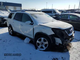 2008 GMC Acadia SLT1 with VIN 1GKER23758J151393, listed as a Copart auction lot 44580755 with 169,713 mi miles and Salvage Title. Bid and sale history available at carsss.com. Image 4.