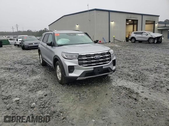 2025 Ford Explorer Active with VIN 1FMUK7DH9SGA26994, listed as a Copart auction lot 50146565 with 4,471 mi miles and Salvage Title. Bid and sale history available at carsss.com. Image 14.