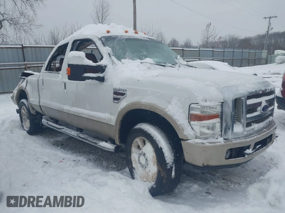 2008 Ford Super Duty F-250 SRW XL with VIN 1FTSW21R58EA26009, listed as a IAAI auction lot 41282806 with 217,231 mi miles. Bid and sale history available at carsss.com. Image 1.