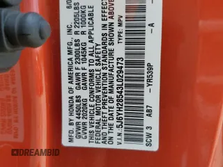 2003 Honda Element EX z VIN 5J6YH28543L029473, wystawiony jako Copart lot #56127065 z przebiegiem 255 170 mil mil oraz Szkoda całkowita • Salvage title. Historia ofert i sprzedaży dostępna na DreamBid. Obrazek 13.