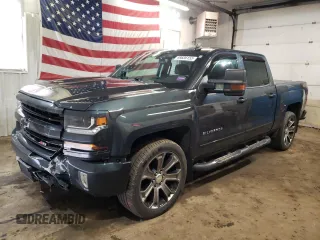 2018 Chevrolet Silverado 1500 LT with VIN 3GCUKREC5JG121283, listed as a Copart auction lot 49836155 with 95,838 mi miles and Salvage Title. Bid and sale history available at DreamBid. Image 1.