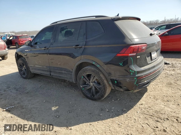 2024 Volkswagen Tiguan SE R-Line Black с VIN 3VV8B7AXXRM231775, выставлен на аукционе Copart как лот 48901195 с пробегом 2 234 миль миль и Списание • Salvage title. История ставок и продаж доступна на DreamBid. Изображение 2.
