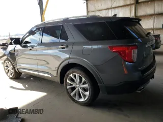 2023 Ford Explorer Platinum with VIN 1FM5K8HC3PGA15926, listed as a Copart auction lot 56700035 with 17,516 mi miles and Salvage title. Bid and sale history available at DreamBid. Image 2.