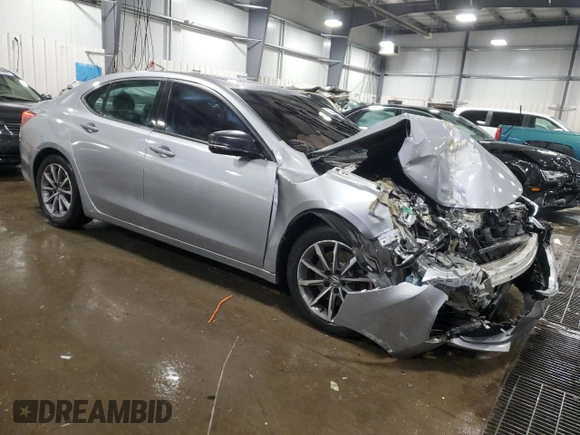 2019 Acura TLX with VIN 19UUB1F33KA009700, listed as a Copart auction lot 82205524 with 72,191 mi miles and Salvage Title. Bid and sale history available at carsss.com. Image 4.