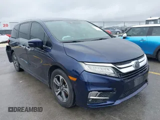 2018 Honda Odyssey Touring with VIN 5FNRL6H85JB001501, listed as a IAAI auction lot 41911497 with 92,407 mi miles. Bid and sale history available at carsss.com. Image 1.