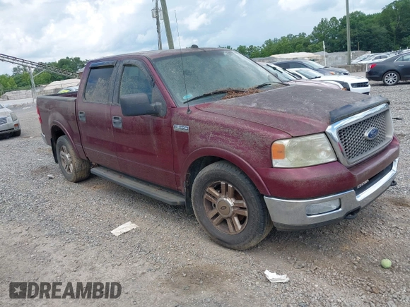 2005 Ford F-150 XLT with VIN 1FTPW14555FB55883, listed as a IAAI auction lot 42614075 with 126,234 mi miles and . Bid and sale history available at DreamBid. Image 1.