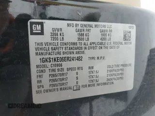 2014 GMC Yukon XL SLT with VIN 1GKS1KE06ER241482, listed as a Copart auction lot 41356595 with 194,329 mi miles and Clean Title. Bid and sale history available at carsss.com. Image 13.