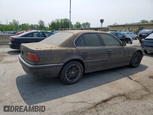 1995 BMW 7 Series 740i with VIN WBAGF6325SDH05563, listed as a Copart auction lot 60356245 with 153,155 mi miles and Clean title. Bid and sale history available at DreamBid. Image 3.