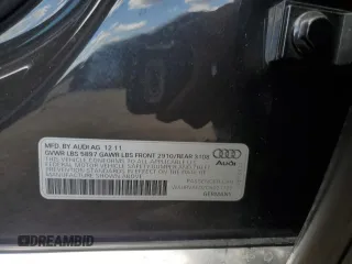 2012 Audi A8 z VIN WAURVAFD2CN021722, wystawiony jako Copart lot #58353745 z przebiegiem 117 302 mil mil oraz Szkoda całkowita • Salvage title. Historia ofert i sprzedaży dostępna na DreamBid. Obrazek 12.