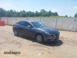 2014 Mazda 3 i Sport with VIN JM1BM1U77E1197258, listed as a IAAI auction lot 42546466 with 130,722 mi miles and . Bid and sale history available at DreamBid. Image 1.