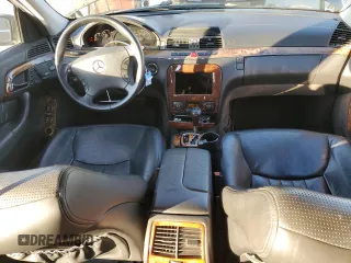 2003 Mercedes-Benz S 55 AMG with VIN WDBNG74J23A378637, listed as a Copart auction lot 88428295 with 128,658 mi miles and Salvage Title. Bid and sale history available at DreamBid. Image 8.