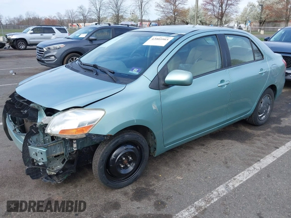 2009 Toyota Yaris with VIN JTDBT903794060474, listed as a IAAI auction lot 42005903 with 104,607 mi miles. Bid and sale history available at carsss.com. Image 17.