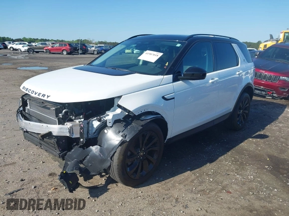 2023 Land Rover Discovery Sport SE with VIN SALCP2FX8PH323371, listed as a IAAI auction lot 41987018 with 22,272 mi miles and . Bid and sale history available at DreamBid. Image 2.