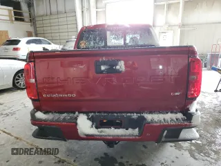2021 Chevrolet Colorado 4WD Z71 with VIN 1GCGTDEN8M1234243, listed as a Copart auction lot 47742615 with 21,713 mi miles and Salvage title. Bid and sale history available at DreamBid. Image 6.