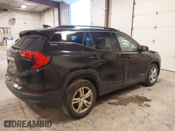 2018 GMC Terrain SLE with VIN 3GKALTEV9JL393426, listed as a IAAI auction lot 41510722 with 173,808 mi miles. Bid and sale history available at carsss.com. Image 4.