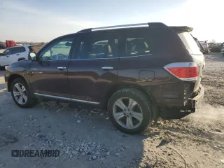2012 Toyota Highlander Limited with VIN 5TDDK3EH7CS161197, listed as a Copart auction lot 49122805 with 168,008 mi miles and Clean Title. Bid and sale history available at carsss.com. Image 2.