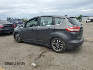 2017 Ford C-Max Energi Titanium with VIN 1FADP5FU8HL100609, listed as a Copart auction lot 53908524 with 91,171 mi miles. Bid and sale history available at carsss.com. Image 2.