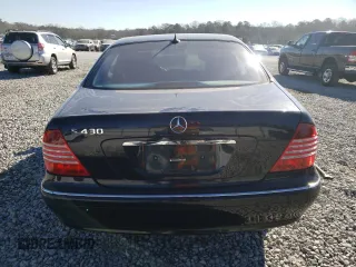2002 Mercedes-Benz S-Class 4.3L with VIN WDBNG70J92A269984, listed as a Copart auction lot 46418465 with 0 mi miles and Salvage Title. Bid and sale history available at carsss.com. Image 6.