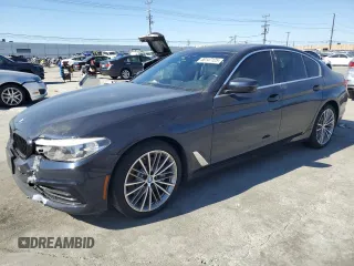 2019 BMW 5 Series 530i with VIN WBAJA5C57KBX86132, listed as a Copart auction lot 46147125 with Not provided miles and Salvage title. Bid and sale history available at DreamBid. Image 1.
