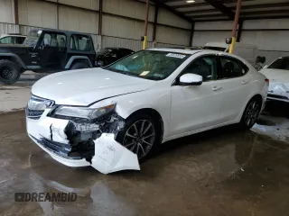 2015 Acura TLX V6 z VIN 19UUB2F37FA020565, wystawiony jako Copart lot #55628835 z przebiegiem Nie podano mil oraz Szkoda całkowita • Salvage title. Historia ofert i sprzedaży dostępna na DreamBid. Obrazek 1.