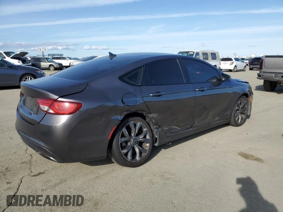 2015 Chrysler 200 S with VIN 1C3CCCBB1FN558153, listed as a Copart auction lot 49737415 with 149,115 mi miles and Salvage Title. Bid and sale history available at carsss.com. Image 3.