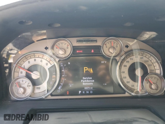 2017 Ram 2500 Longhorn z VIN 3C6UR5GL4HG539532, wystawiony jako Copart lot #54075865 z przebiegiem 88 878 mil mil oraz Szkoda całkowita • Salvage title. Historia ofert i sprzedaży dostępna na DreamBid. Obrazek 9.
