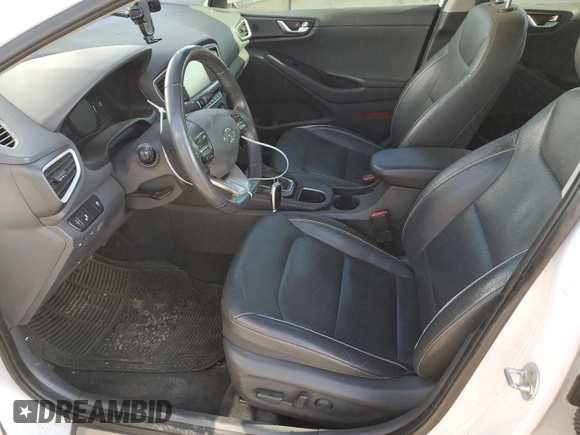 2017 Hyundai Ioniq Limited with VIN KMHC85LC1HU051550, listed as a Copart auction lot 55484925 with 140,752 mi miles and Salvage title. Bid and sale history available at DreamBid. Image 7.