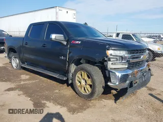 2021 Chevrolet Silverado 1500 LT with VIN 3GCPWCED3MG242762, listed as a IAAI auction lot 41498952 with Not Provided miles and . Bid and sale history available at DreamBid. Image 1.