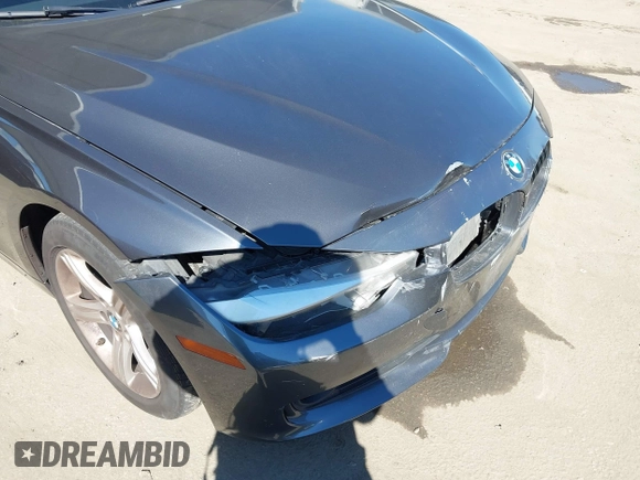 2015 BMW 3 Series 328i with VIN WBA3C1C51FK123852, listed as a IAAI auction lot 41857179 with 90,308 mi miles and . Bid and sale history available at carsss.com. Image 6.