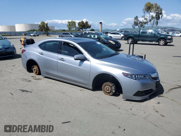 2017 Acura TLX w/Technology Pkg with VIN 19UUB1F54HA007092, listed as a Copart auction lot 51667215 with 59,910 mi miles and Salvage Title. Bid and sale history available at carsss.com. Image 4.