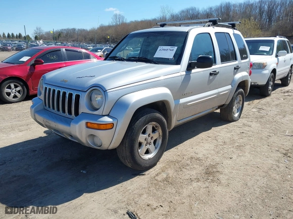 2004 Jeep Liberty Limited with VIN 1J4GL58KX4W114061, listed as a IAAI auction lot 42060760 with 170,282 mi miles. Bid and sale history available at carsss.com. Image 2.