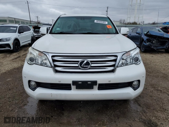 2011 Lexus GX 460 with VIN JTJBM7FX2B5023812, listed as a Copart auction lot 48568365 with 166,821 mi miles and Salvage Title. Bid and sale history available at carsss.com. Image 5.