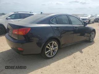 2008 Lexus IS with VIN JTHBK262885082029, listed as a Copart auction lot 53275535 with 237,252 mi miles and Salvage Title. Bid and sale history available at carsss.com. Image 3.