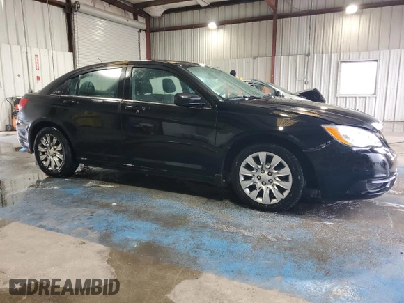2014 Chrysler 200 LX with VIN 1C3CCBAG7EN101336, listed as a Copart auction lot 70451634 with 157,510 mi miles and Salvage Title. Bid and sale history available at carsss.com. Image 4.