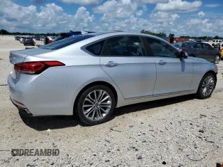 2017 Genesis G80 3.8L with VIN KMHGN4JE9HU177552, listed as a Copart auction lot 68233884 with 72,861 mi miles and Salvage Title. Bid and sale history available at carsss.com. Image 3.