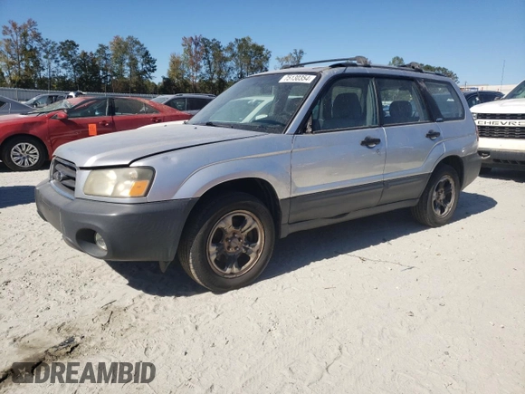 2003 Subaru Forester X with VIN JF1SG63643H714698, listed as a Copart auction lot 75130354 with 126,145 mi miles and Salvage Title. Bid and sale history available at carsss.com. Image 1.