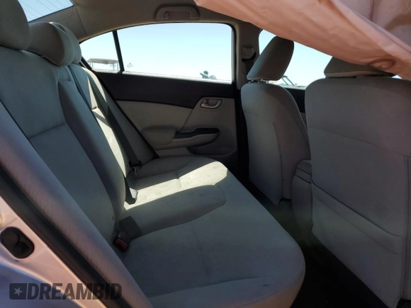 2013 Honda Civic LX with VIN 19XFB2F53DE086680, listed as a Copart auction lot 49295685 with 112,338 mi miles and Salvage Title. Bid and sale history available at DreamBid. Image 12.