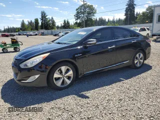 2012 Hyundai Sonata Hybrid with VIN KMHEC4A44CA057687, listed as a Copart auction lot 58800155 with 147,853 mi miles and Salvage title. Bid and sale history available at DreamBid. Image 1.