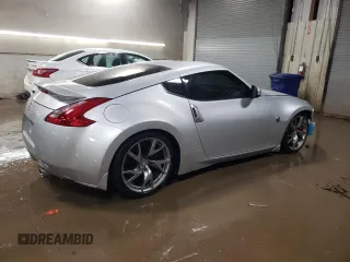 2014 Nissan 370Z Nismo with VIN JN1AZ4EH2EM636132, listed as a Copart auction lot 87218744 with 39,254 mi miles and Salvage Title. Bid and sale history available at DreamBid. Image 3.